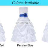 Grace Karin Flower Bow-Knot Decorated Princess Bridesmaid Wedding Pageant Flower Girl Dress Party Girls Dress CL010430-3 thumbnail-6