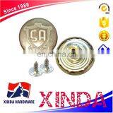 Chinese Manufacturers Customise Fashionable Dress to Sew Coat/jeans Metal Buttons