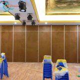 Chile hotel movable partition wall acoustic wooden hanging folding partition wall with variety color