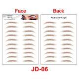 Women Popular New Designs Waterproof Cosmetic Face Makeup Temporary Fake 6D/ 4D/ 3D Eyebrow Tattoo Stickers thumbnail-2