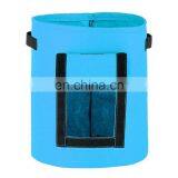 Felt Fabric Grow Bag Felt Planting Nursery Bag Round Fabric Felt Flower Pot thumbnail-3