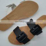 Women's Casual Slippers Flat Sandals Open Toe Beach Shoes Summer Outdoor Slippers Belt Buckle Solid Color Flip Flops thumbnail-5