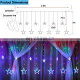 Christmas Led String Lights Star on Window Curtain Indoor Tree Decoration Halloween Wedding Light thumbnail-2