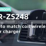 JOYROOM ZS248 New Clip Design Suction Cup Version Auto Match Wireless Car Phone Holder
