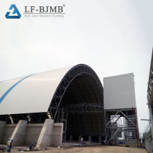 LF Galvanized Space Frame Coal Bunker Steel Structure Coal Storage Shed Building thumbnail-3