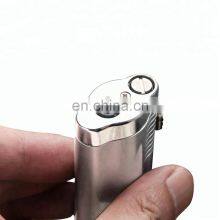 Metal Inflatable Three Flush High Quality Blue Fire Windproof Multi - Function Gas Lighter thumbnail-1