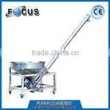 Inclined screw conveyor for powder and small granule