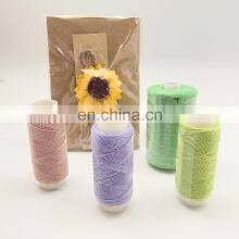 Good Quality 100% Spun Polyester Colorful Dyed Sewing Thread Wholesale