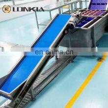 Custom 304/316 Stainless Steel Belt Conveyor Food Grade PU White Belt Conveyor thumbnail-3