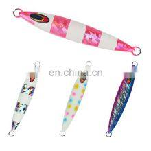 New Pretty Luminous Slow Descent Pitch Metal Vertical Sinker Jigging Fishing Lure thumbnail-4