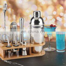 Customized Portable Egypt Stainless Steel Bartender Kit Tools Bar Set Cocktail Shaker thumbnail-2