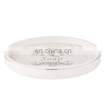 Ceramic Simple White Bathroom Accessories Holder SOAP DISH DISPENSER TUMBLER TOOTHBRUSH HOLDER Bath Set Ceramic thumbnail-5