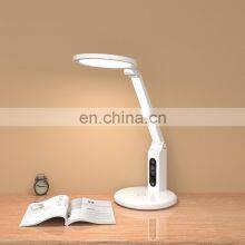 Folded Desk Light Stepless Usb Powered Dimming Bedside Study Office Wireless Fast Charge Led Table Lamp With Wireless Charger