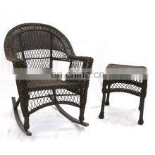 Hot Sale Indoor & Outdoor Pe Rattan Wicker Rocker Patio Garden Furniture thumbnail-3