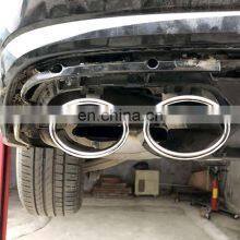RS6 Diffuser With Tailpipe for Audi A6 Ordinary Edition Refit to Audi A6 S Line High Quality Rear Bumper Diffuser 2016-2018 thumbnail-3