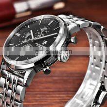 PAGANI DESIGN 2720K Top Brand Luxury Stainless Steel Clock Simple Chronograph Waterproof Sport Military Quartz Men Watches thumbnail-5
