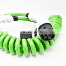 32A Type 1 to Type 2 ev Adapter 1 Meter Charging Cable With Plugs