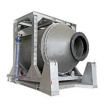 Processing Customized 1T-10T Molten Copper Rotary Furnace， Aluminum Slag Treatment System of Molten Aluminum Rotary Furnace thumbnail-3