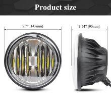6 Inch 20W Round LED Driving Spot Light, Replacement Offroad Stock Halogen Daylighter From Factory thumbnail-3
