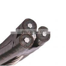 Service Drop 10KV Aluminum Conductor Pvc Insulation Abc Cable Electrical Cables