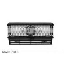 Flyingsohigh GT Front Grille Black E11-B Car Grille Body Kit For Mercedes Benz G Class W463 2002-2016 thumbnail-3