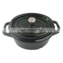 Non Stick Cookware Clay Cooking Pot With Double Handles thumbnail-1
