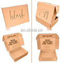 Factory Direct Price Custom Printed Reasonable Folding Kraft Quick Clothing Mailer Packaging Shipping Boxes Postage Box thumbnail-3