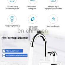 Kitchen Instant Electric Heating Water Faucet Fashion With Instant Heater Digital Display Faucet Hot and Cold Dual Use thumbnail-2