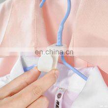 Private Label Professional Personalised Heavy Duty Plastic Coat Customised Anti Theft Pink Travel White Hangers thumbnail-2