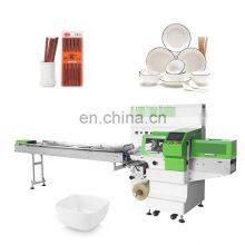 Clean Kitchen Sponge Horizontal Wrapper Very Speed Automatic Tableware Pillow Type Mini Flow Chopstick Pack Machine thumbnail-3