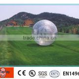 1.0mm TPU/PVC plastic inflatable child zorb ball for grass usage