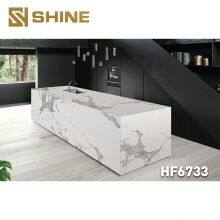 Modern Design Cut-to-Size Quartz Slab Artificial Marble for Indoor Wall Floor Table Top Vanity for Bedroom Bathroom Villas thumbnail-2