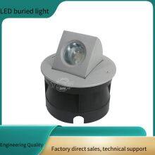 Led Outdoor Waterproof Semi-buried Ground Lights, Cob Adjustable Angle, Single Color Constant Light, Dmx512 Protocol thumbnail-1