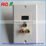 ICC Component RCA couple Audio/Video, High Definition Multimedia Interface Audio Video wall plate