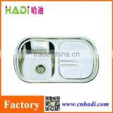 2015 Topmount Commercial Kitchen Sink With Drain Board HD7749S thumbnail-1