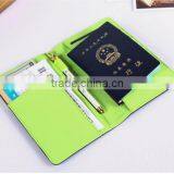 RFID Blocking Security Passport Wallet With Pen thumbnail-3