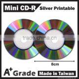 Taiwan A+ Mini CD 80mm, Pocket CDs 200MB, Blank cd Free Sample thumbnail-1