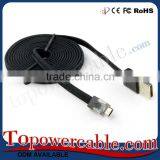 Led Light Double Color Usb 2.0 Weave Data Cable For Samsung S4 For Sony Z3 thumbnail-3