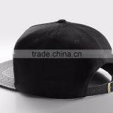 China Custom Cotton Cycling Black Snapback Cap With Belt Strap thumbnail-5