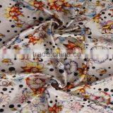 Flower Designes of Digital Print Cotton Woven Fabric Textiles for Girl Dress thumbnail-5