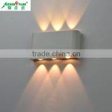 High Lumen Modern up and Down Led Wall Light 6w for Indoor Used