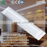 double chips energy saving 1200mm 40w indoor led linear batten tube with 2 years warranty led linear light