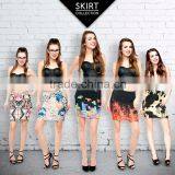 Mature Women Hot Panther Fur Girls Tight Slim Mini Skirt High Quality 3d Digital Full Print Custom Hot Sale Tube Stretchy Skirt thumbnail-5
