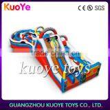 Inflatable Racing Car Obstacle Playground,jumping Obstacle Inflatable,large Commercial Inflatable Obstacle Course