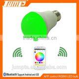 Factory Sale Smartphone Control Dimmable Multicolor E27 Bluetooth Smart Led Bulb thumbnail-1