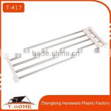 new design stainless steel draining rack, dish drainer,expandable dish drying rack