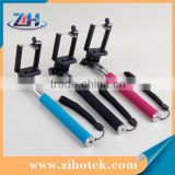 Factory provide Top quality Telescopic extendable selfie stick Extendable Monopod Selfie Monopod for mobile phone