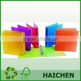 Ningbo Overlay Vinyl Pp/pvc Ring Binder in File Folder for School and Office