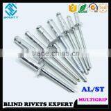 HIGH QUALITY FACTORY DOME HEAD ALUMINUM MULTIGRIP POP RIVETS thumbnail-5