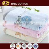 2015 New Year Velour Embroidery Jacquard Face Towel